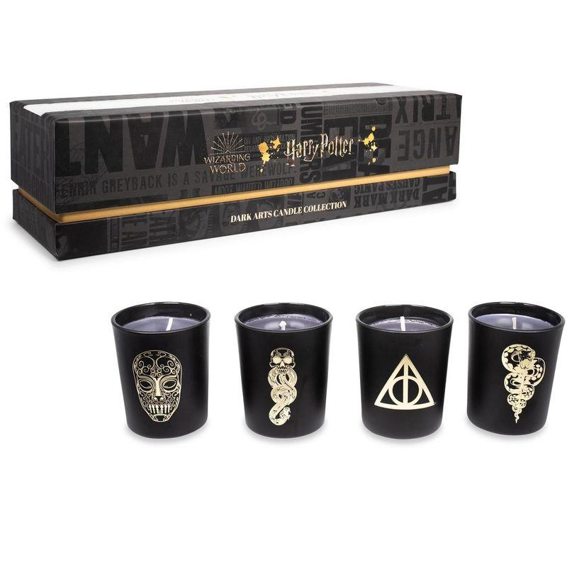 Ukonic Harry Potter Dark Arts Scented Soy Wax Candle Collection | Set of 4