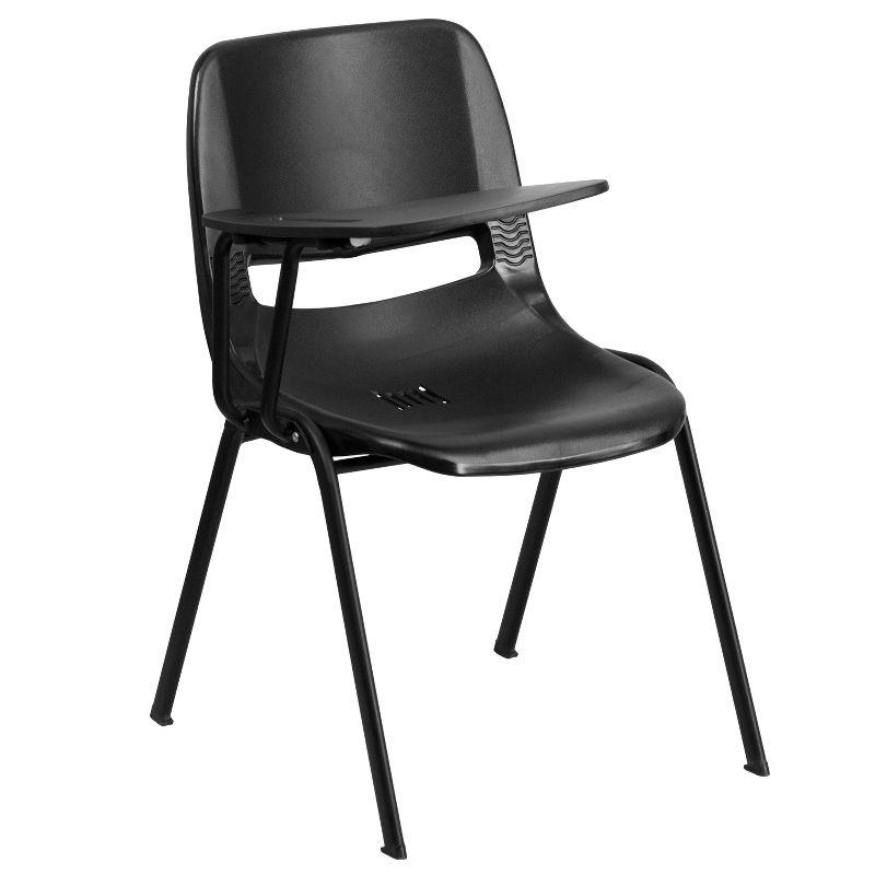 Westley Ergonomic Shell Chair with Right Handed Flip-Up Tablet Arm