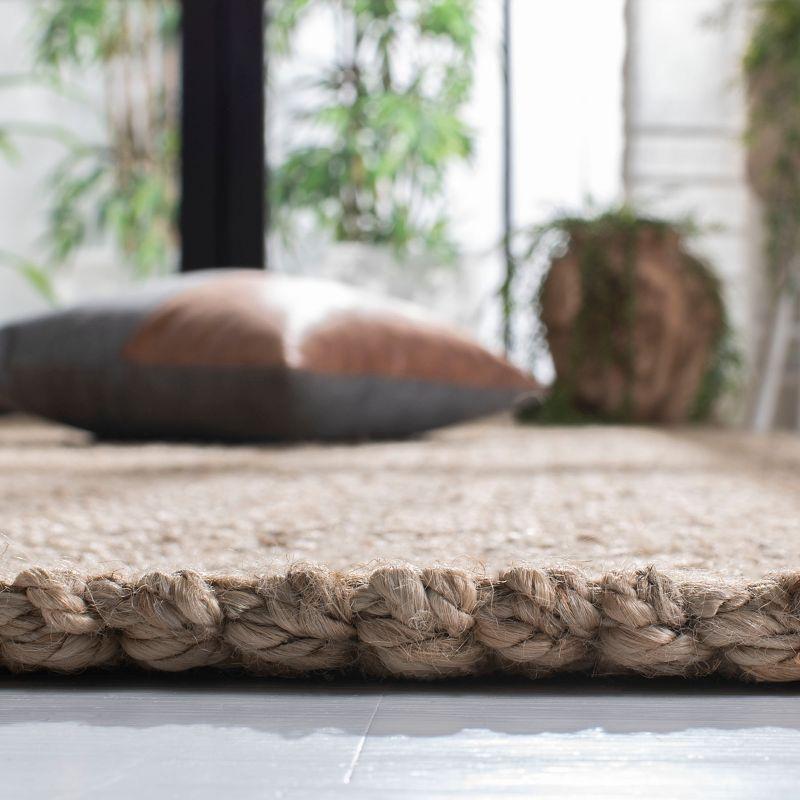 Handwoven Natural Jute 4' x 6' Area Rug