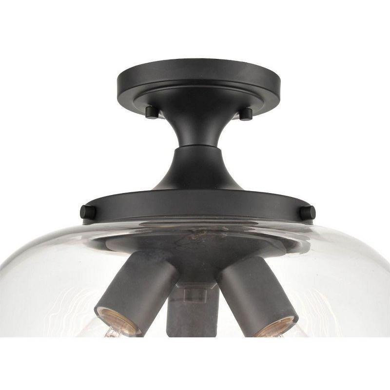 Three Posts™ Cromkill Glass Semi Flush Mount