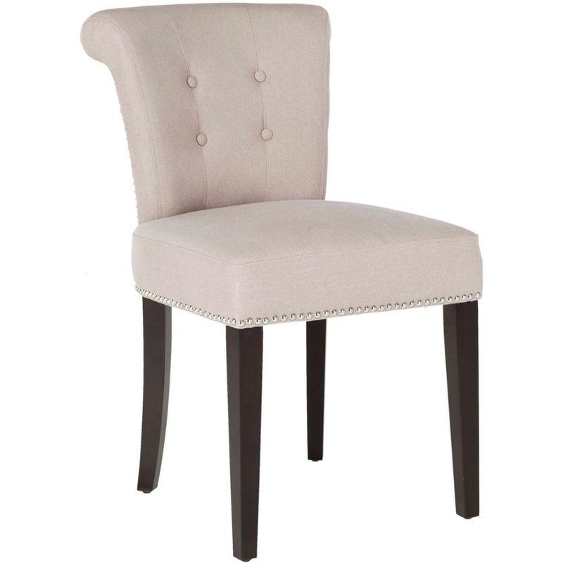 Sinclair 21''H Ring Chair (Set of 2) with Silver Nail Heads  - Safavieh