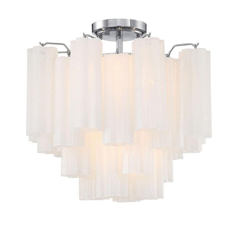 Crystorama Lighting Addis 4 - Light Flush Mount in  Polished Chrome