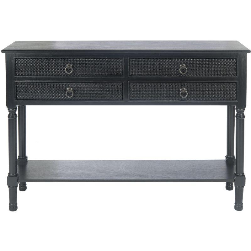 Haines 4 Drawer Console Table  - Safavieh