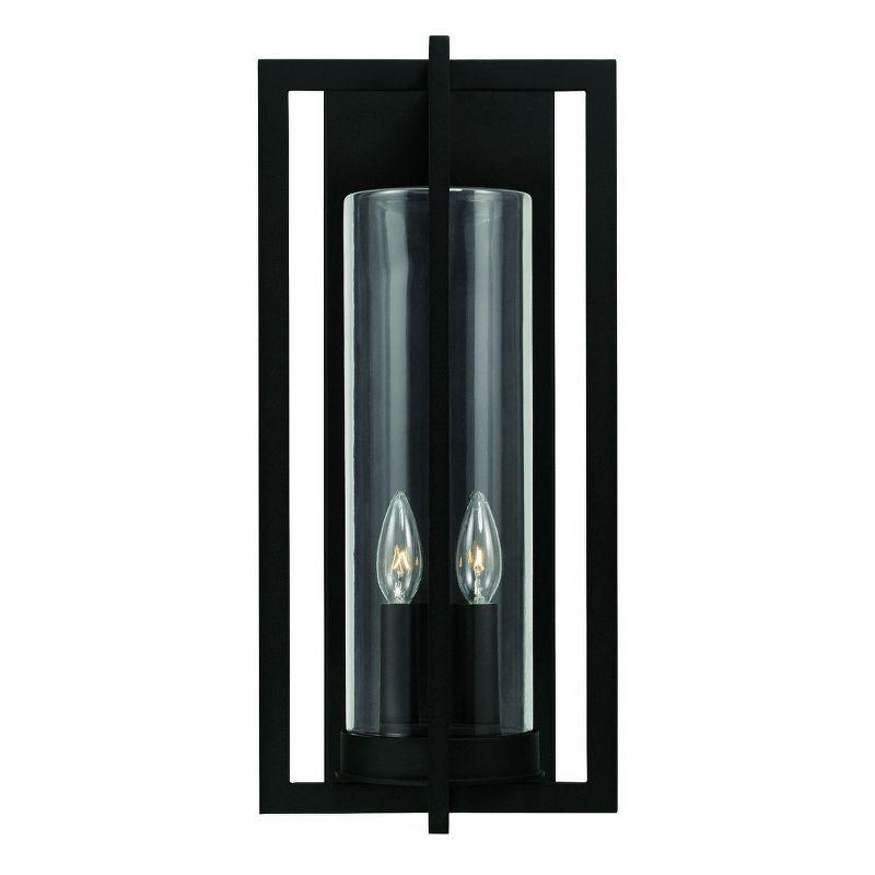 Capital Lighting Kent 2 - Light Wall Light in  Black