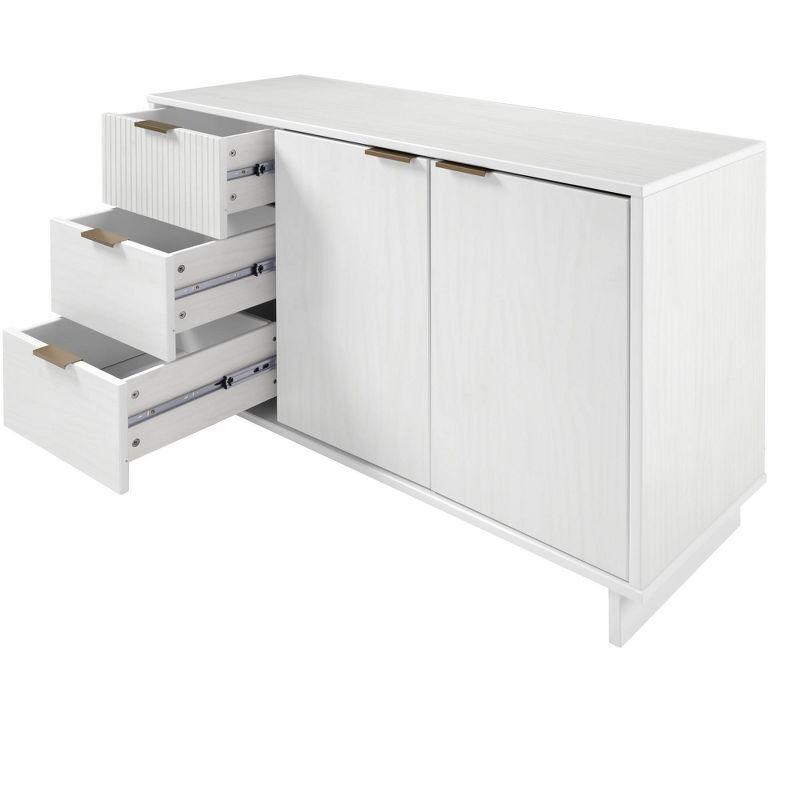 55.07" Granville Modern 3 Drawer Sideboard - Manhattan Comfort