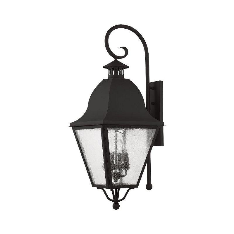 Livex Lighting Amwell 4 - Light Wall Light in  Black