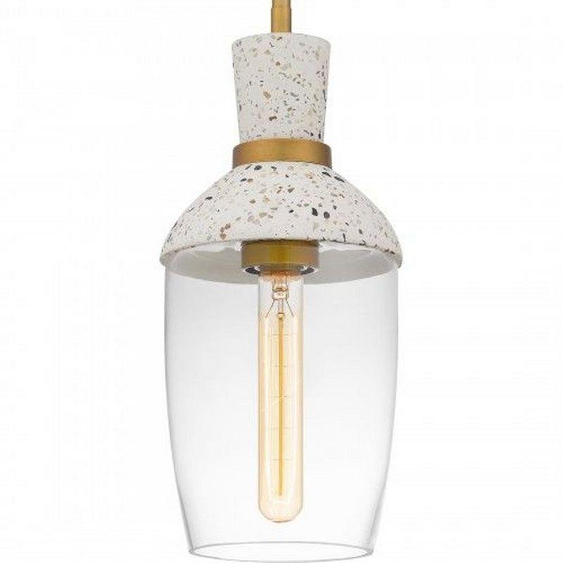 Quoizel Lighting 1 - Light Pendant in  Aged Brass