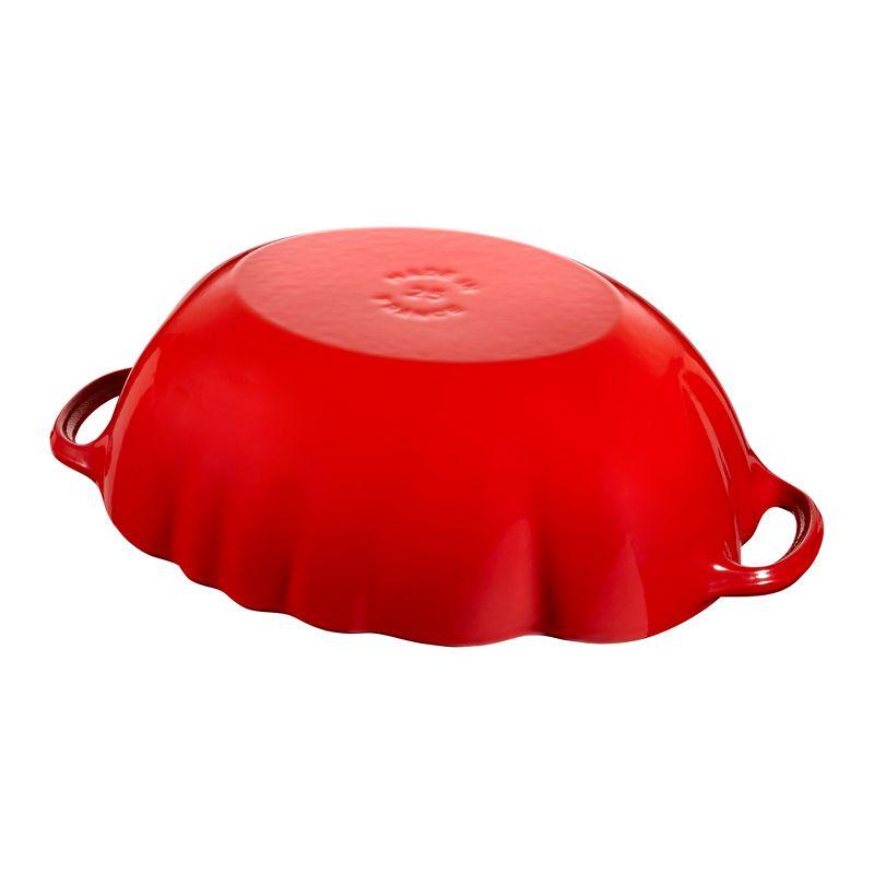 Cherry Red Cast Iron 3-Quart Tomato Cocotte