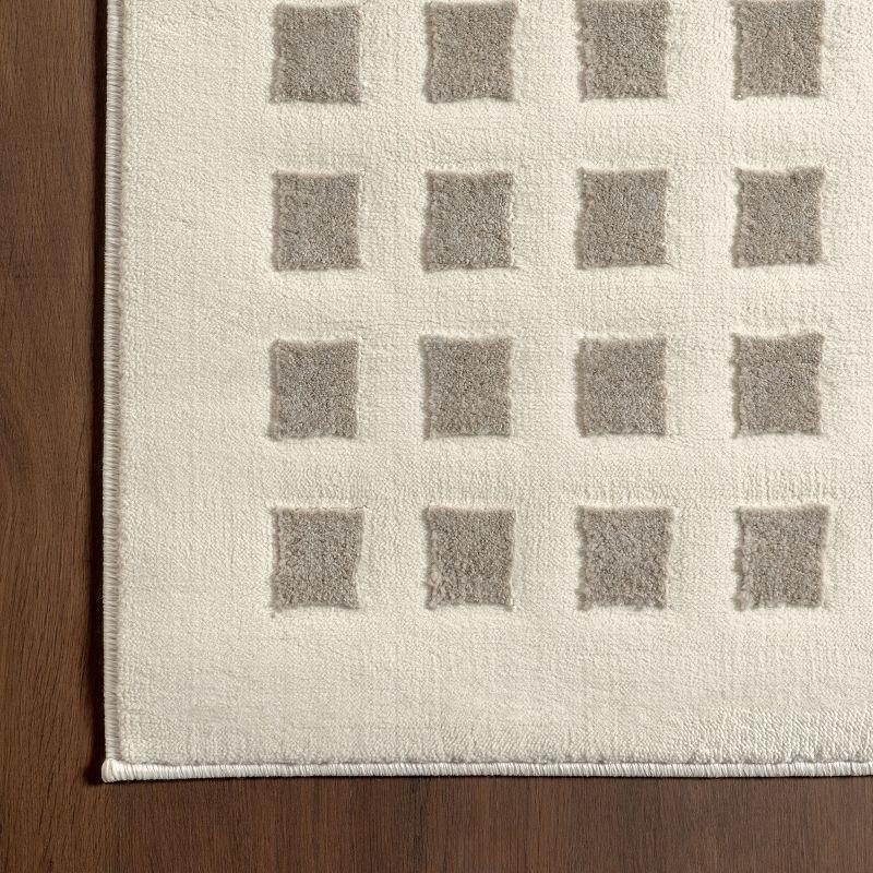 Nuloom Daleyza Checkered Machine Washable Indoor Area Rug