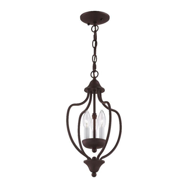 Livex Lighting Home Basics 3 - Light Chandelier in  Bronze