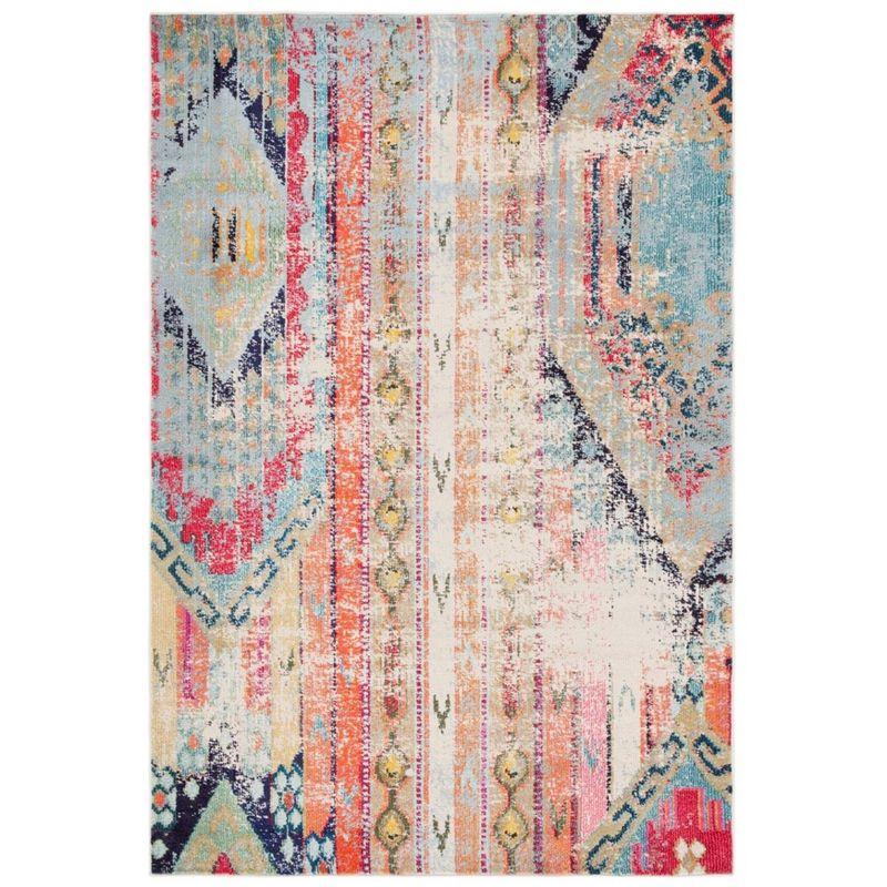 Monaco MNC222 Power Loomed Indoor Area Rug - Multi - 5'1"x7'7" - Safavieh.