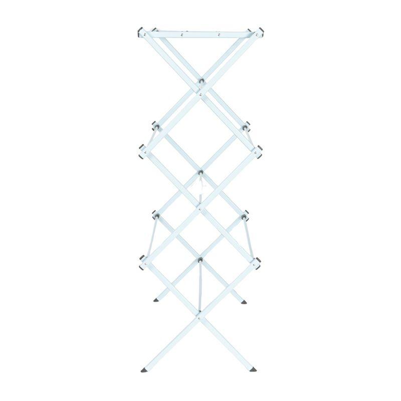 Household Essentials Folding Clothes Drying Rack, White