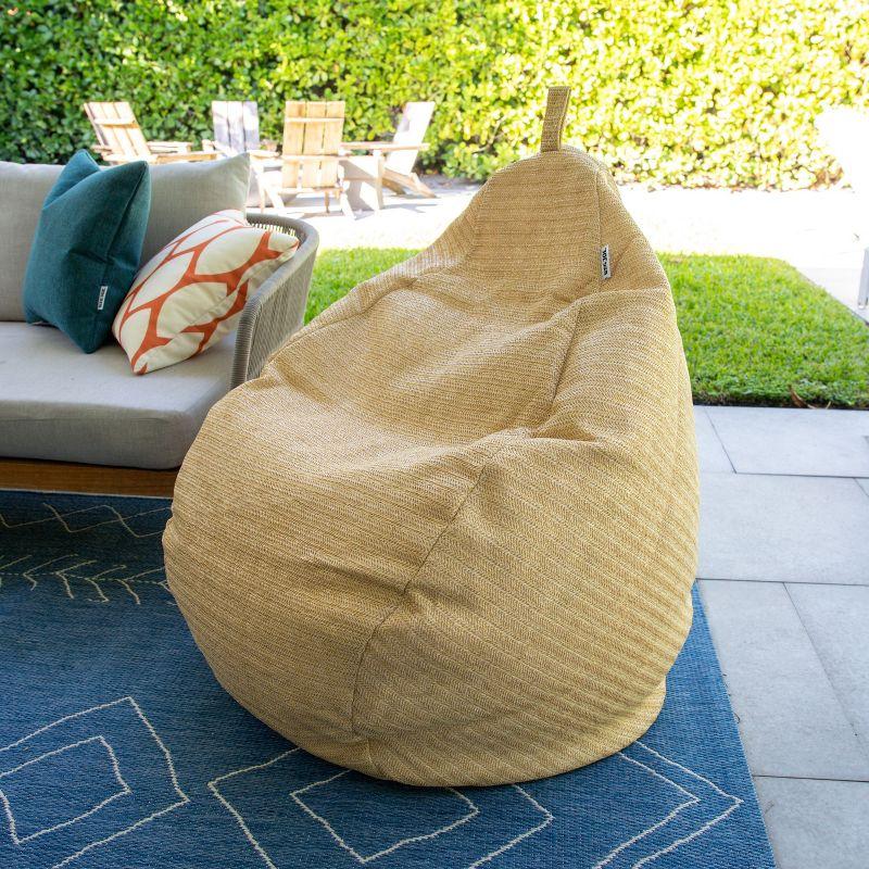 Big Joe Tuffet Outdoor Bean Bag Chair, Weather Resistant Fabric, 3ft Teardrop