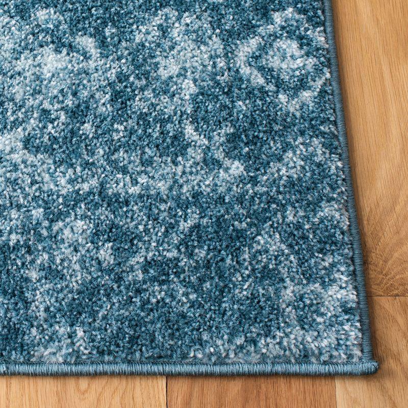 Tulum TUL240 Power Loomed Indoor Area Rug - Turquoise/Blue - 5'3"x7'6" - Safavieh