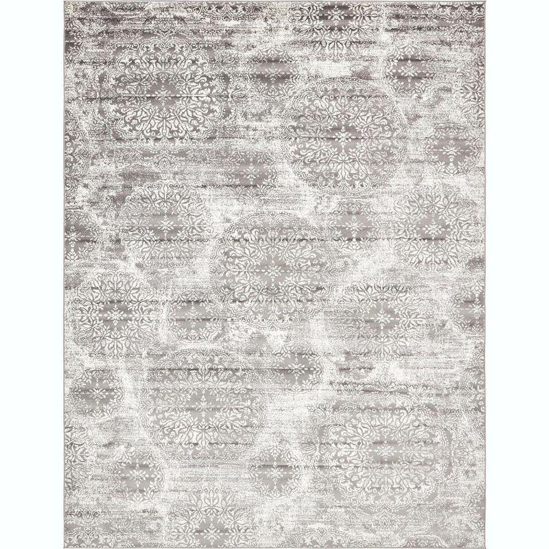 Unique Loom 9' 0 x 12' 0 Sofia Grand Gray Area Rug