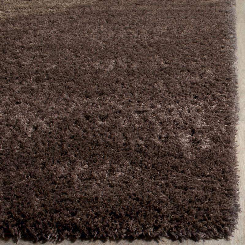 Indie Shag SGI320 Power Loomed Indoor Area Rug - Dark Grey - 5'1"x7'6" - Safavieh.