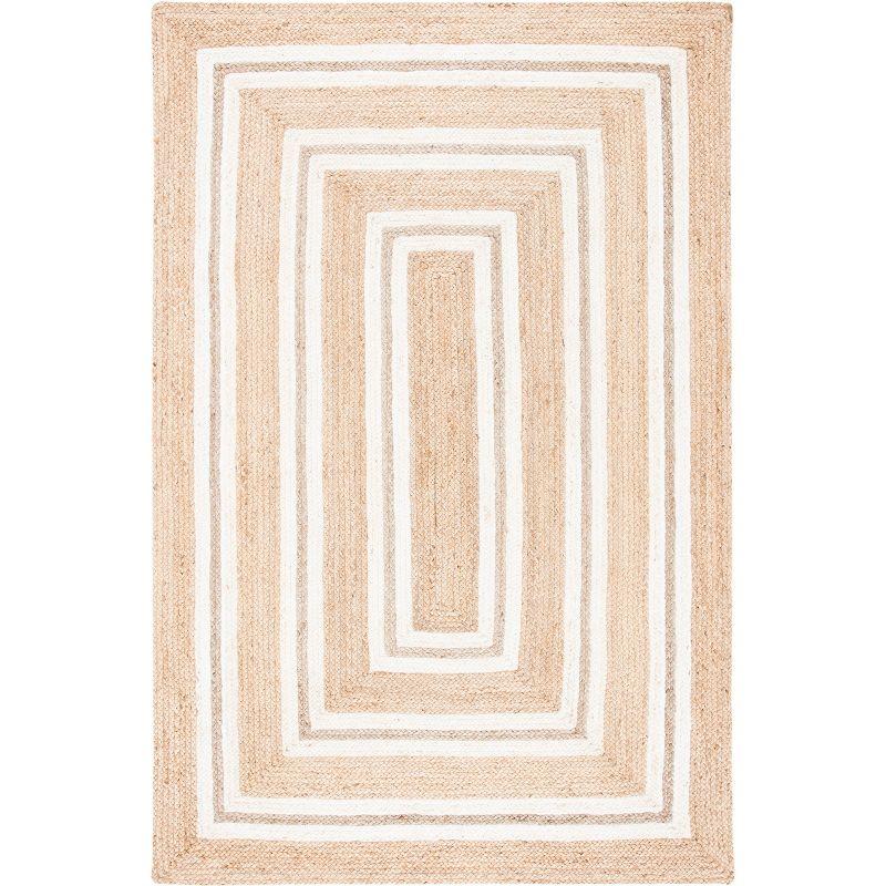 Natural Fiber NF890 Power Loomed Area Rug - Natural/Ivory - 5'x8' - Safavieh.