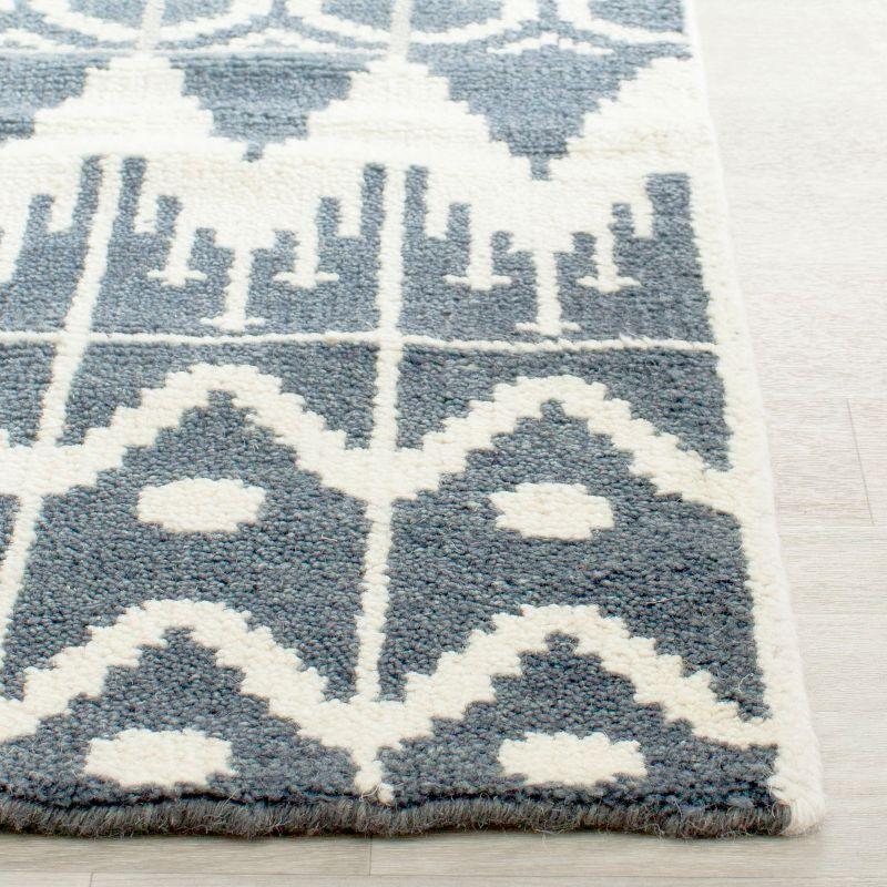 Kenya KNY606 Hand Knotted Area Rug - Charcoal - 4'x6' - Safavieh