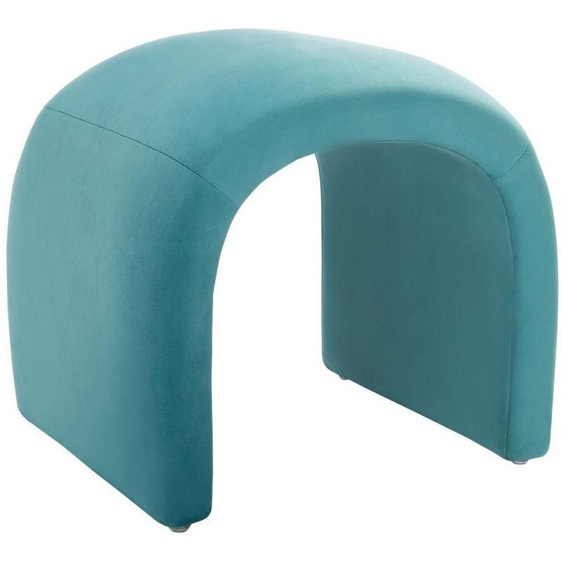 Kibo Ottoman - Sea Blue - Safavieh