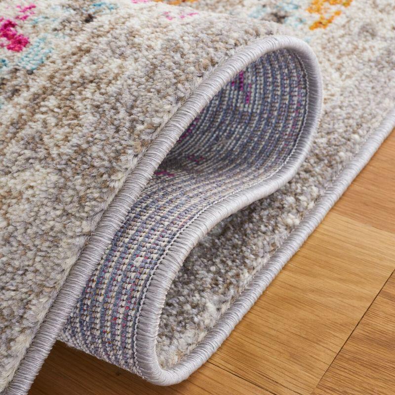 Madison MAD481 Power Loomed Area Rug - Grey/Beige - 6'7"x6'7" - Safavieh.