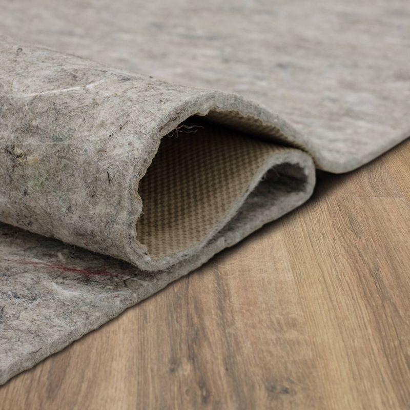 Mohawk 3'x5' All Purpose Rug Pad Gray: Stain-Resistant, Recycled Synthetic Fibers, Rectangle, Carpet Protection