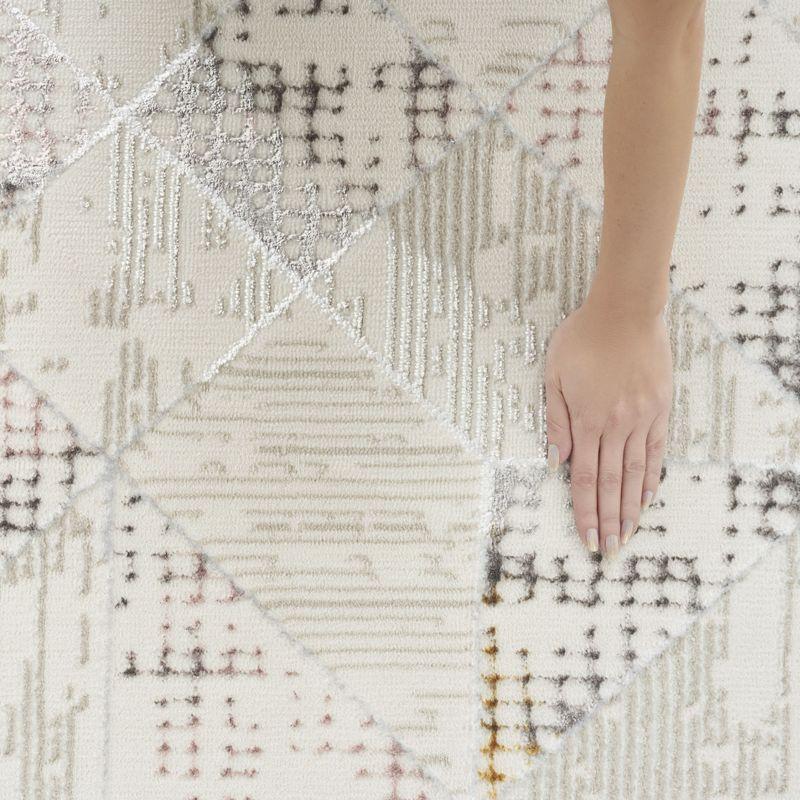 Nourison Glam Contemporary Geometric Indoor Rug