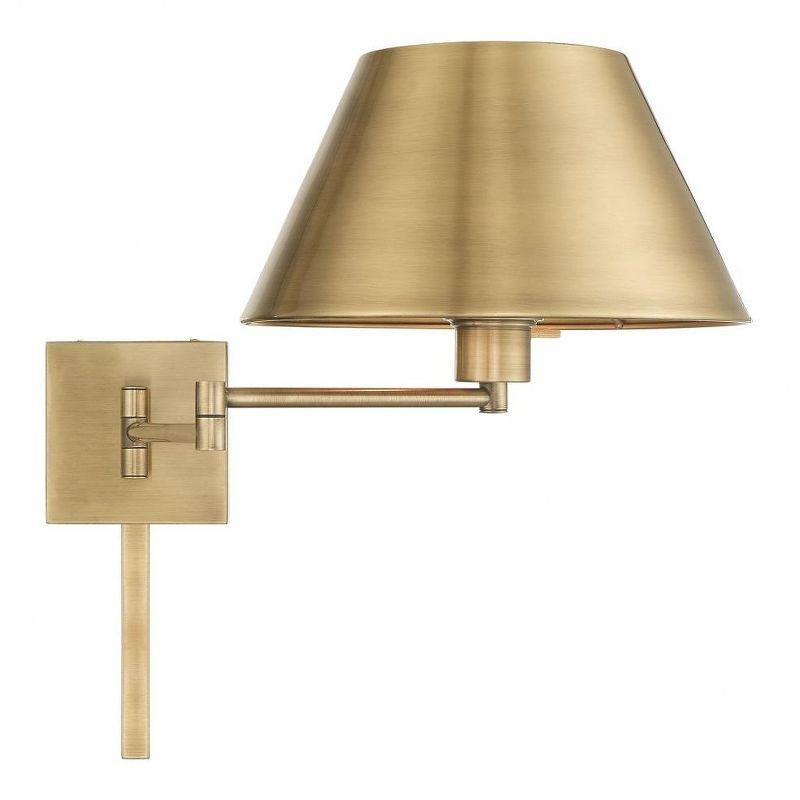 Livex Lighting 1 - Light Wall Light in  Antique Brass