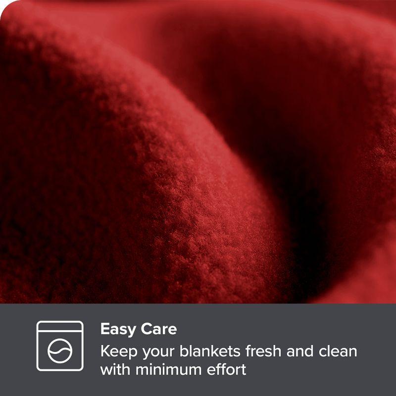Bare Home Lightweight Polar Fleece Blanket