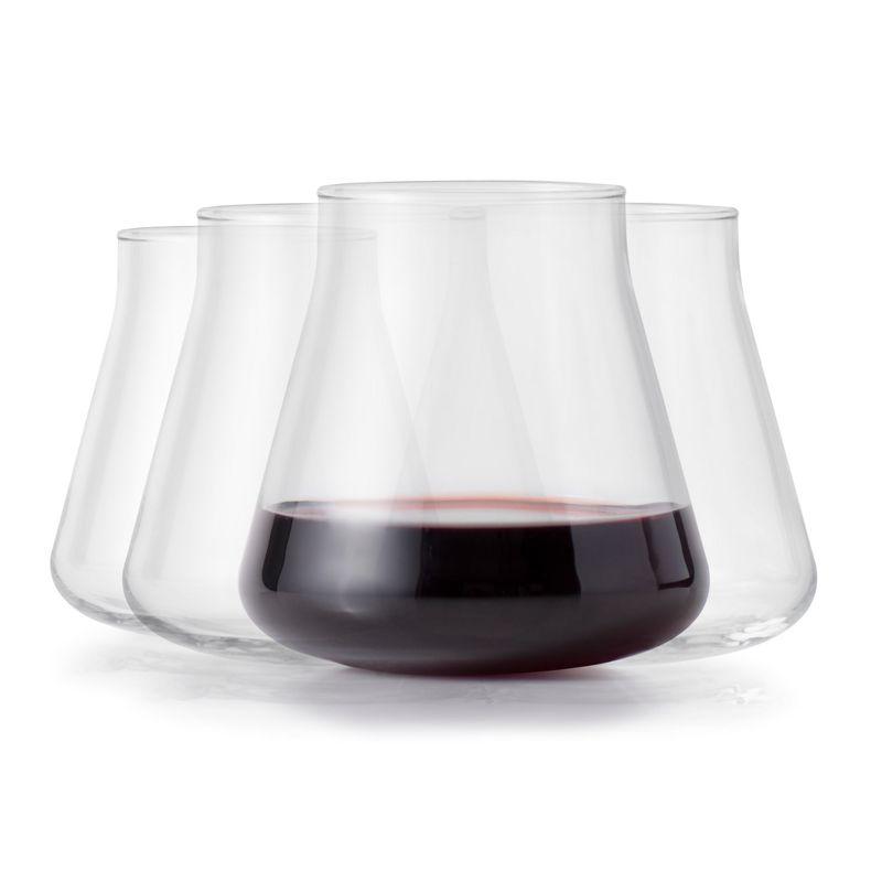 Libbey Magnitude Stemless Wine Glasses, 15-Ounce, Set Of 4