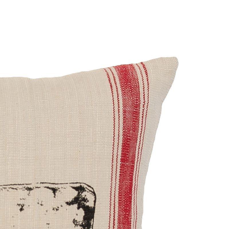 C&F Home 20" x 20" Cow Feed Sack Feed Sack Throw Pillow