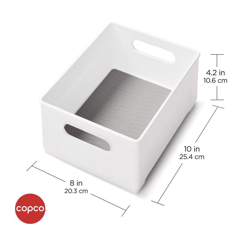 Copco Cabinet Storage Bin - White