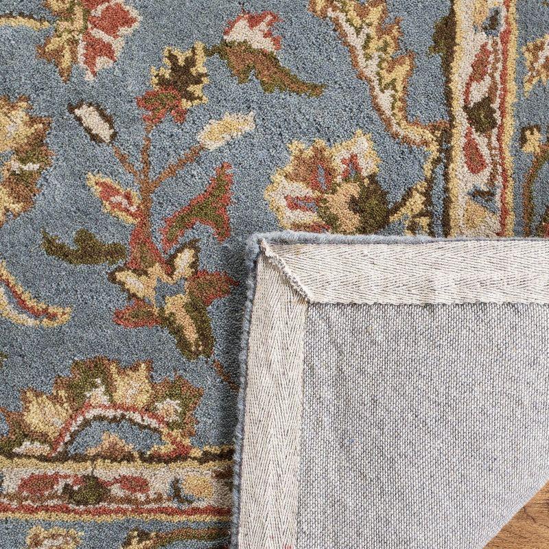 Heritage HG969 Hand Tufted Area Rug - Blue/Blue - 8'9"x11'9" - Safavieh.