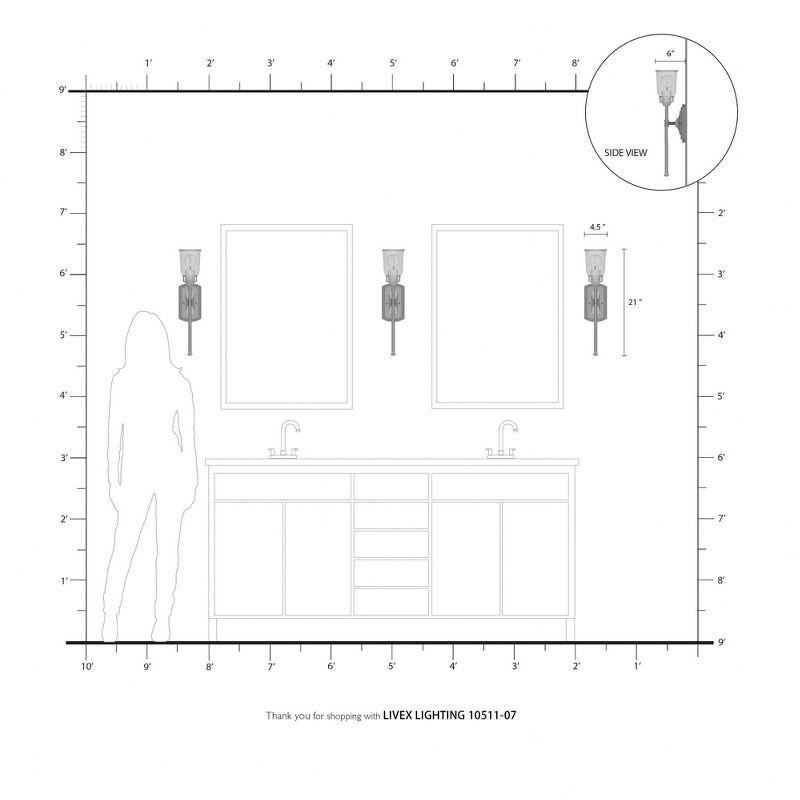 Livex Lighting Lawrenceville 1 - Light Sconce in  Bronze