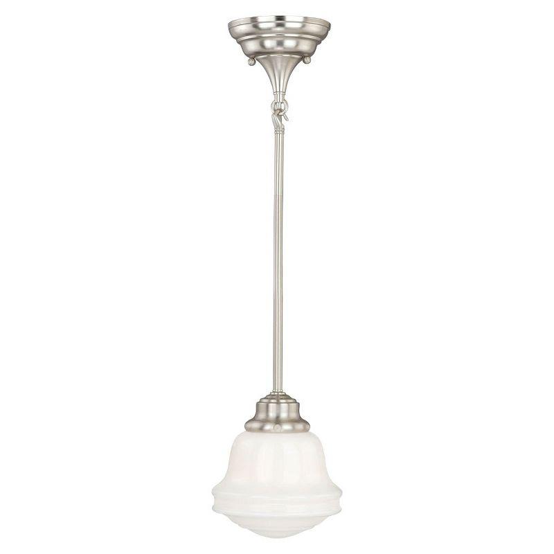 Vaxcel Huntley 1 - Light Pendant in  Satin Nickel