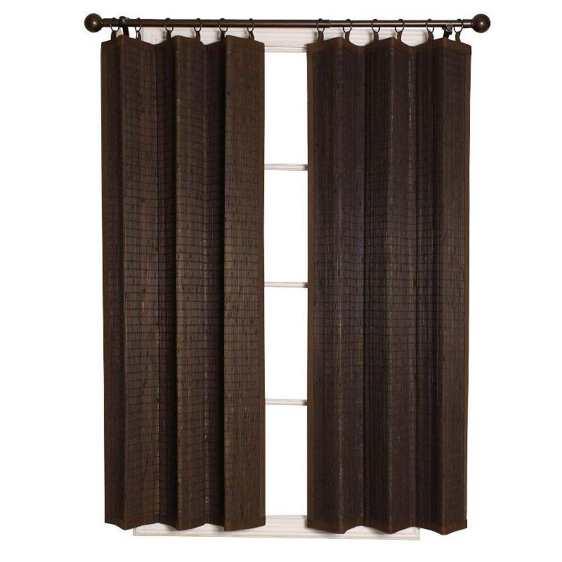 Versailles Patented Ring Top Bamboo Panel Series Panel - 40x63", Espresso