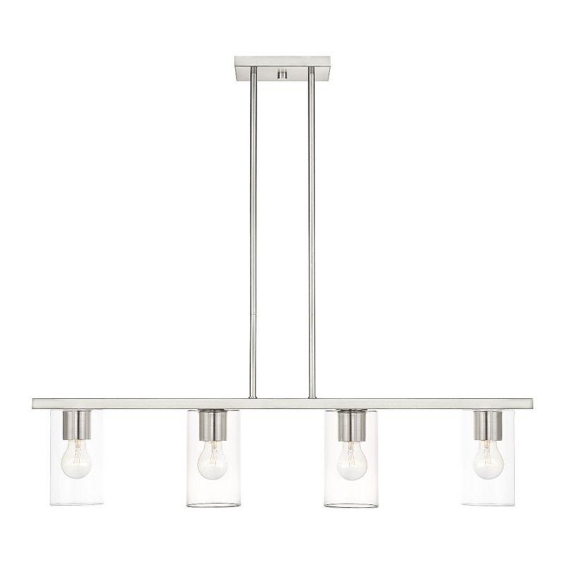 Livex Lighting Zurich 4 - Light Chandelier in  Brushed Nickel