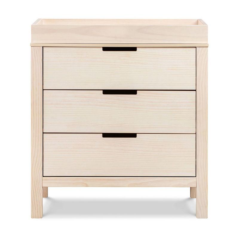 Washed Natural Pinewood 3-Drawer Nursery Dresser