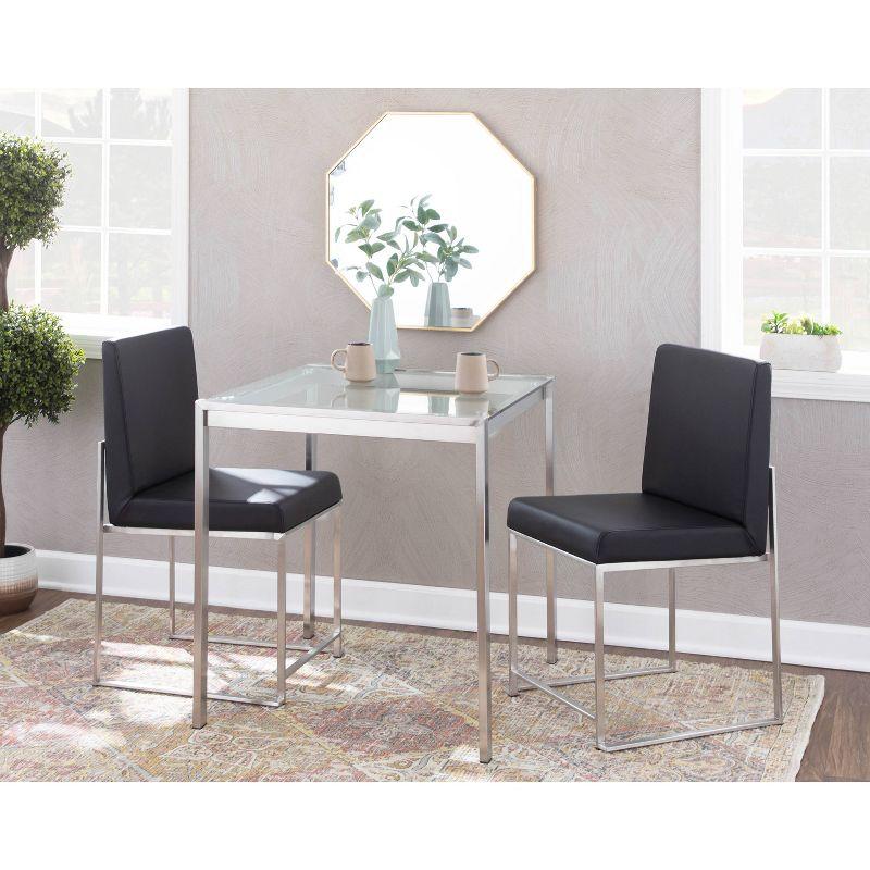 Chuyen 19.25'' H Upholstered Metal Side Chair