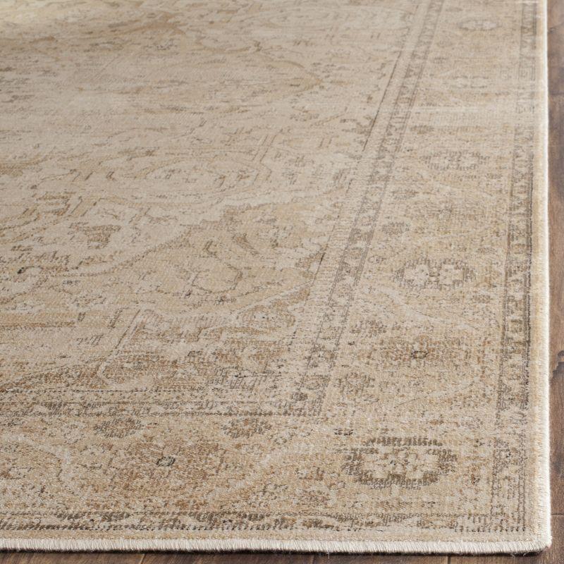 Vintage VTG159 Power Loomed Indoor Skid-Resistant Runner Rug - Stone - 2'2"x8' - Safavieh