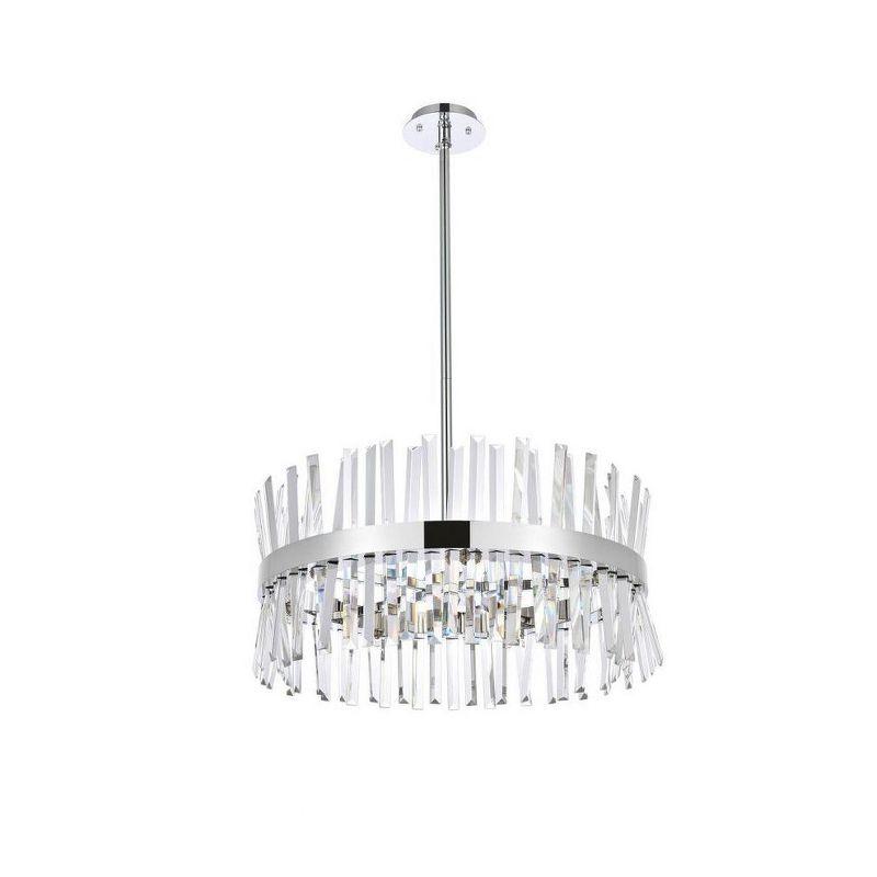 Elegant Lighting Serephina 14 - Light Pendant in  Chrome