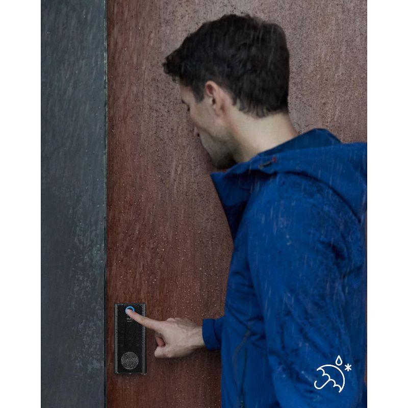 Black Electronic Smart Deadbolt with Wi-Fi and Bluetooth