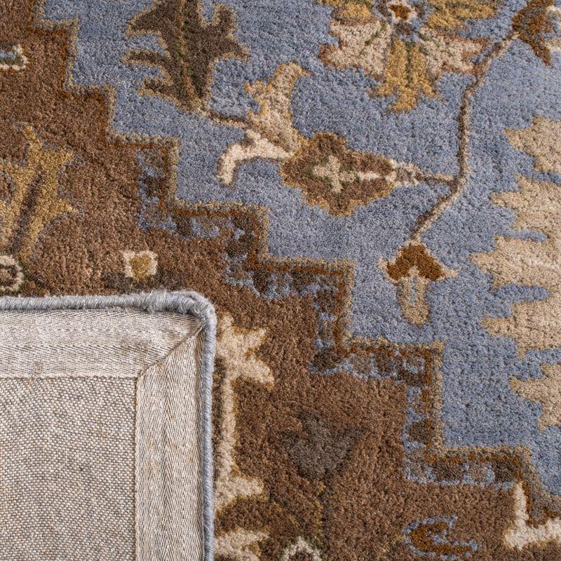 Royalty ROY700 Hand Tufted Indoor Area Rug - 8'x10' - Light Blue/Beige - Safavieh