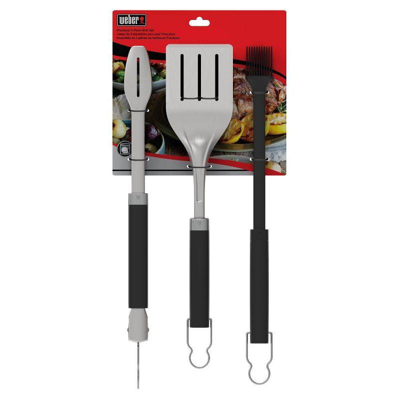 Weber Precision 3-Piece Grill Tool Set