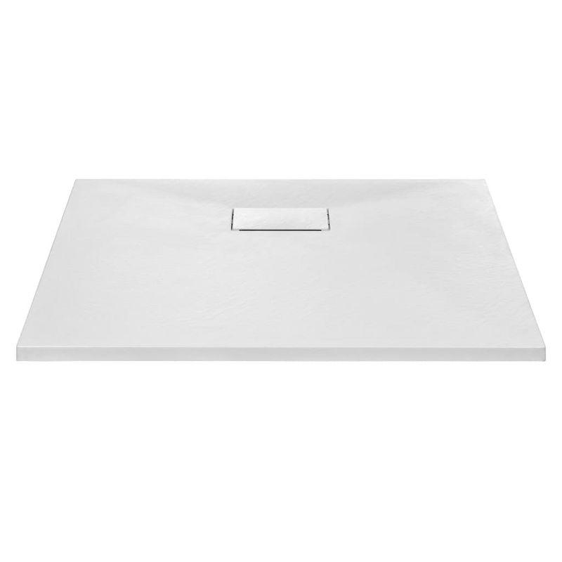 VidaXL Shower Base Pan with Center Drain Shower Tray Bath Pan SMC Rectangular