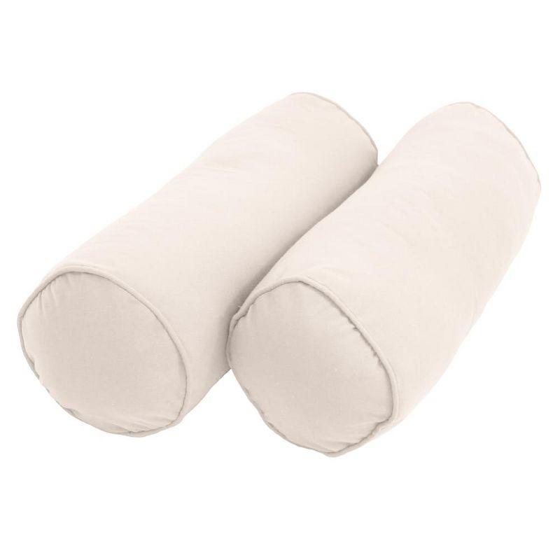 Blazing Needles Cotton Blend Reversible Throw Pillow (Set of 2)