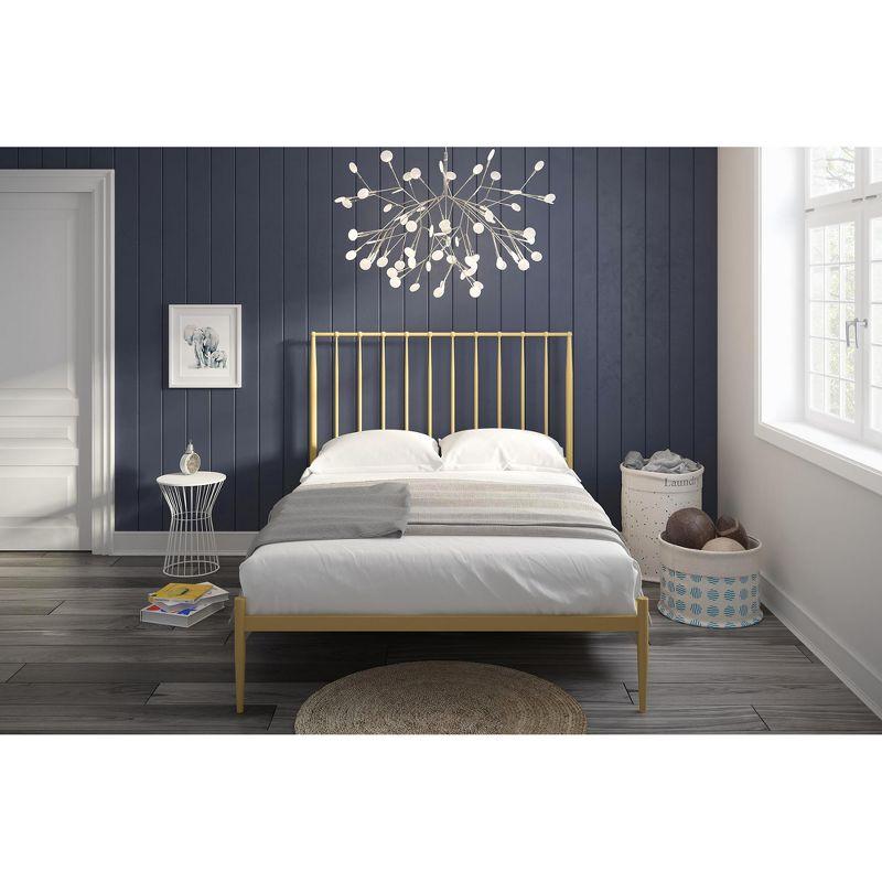 Nicole Modern Metal Platform Bed