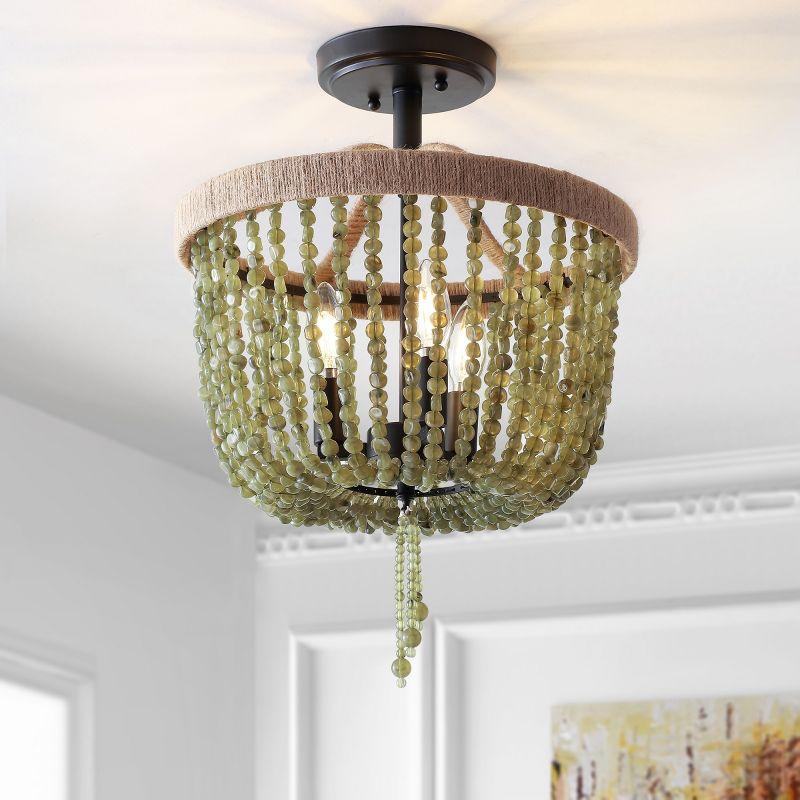 Davin Flush Mount - FLU4040 - Black - Safavieh