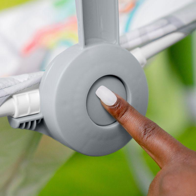 Bright Starts Playful Paradise Portable Compact Baby Swing - Unisex - Green