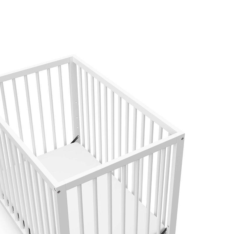 Teddi 4-in-1 Mini Convertible Crib with Mattress