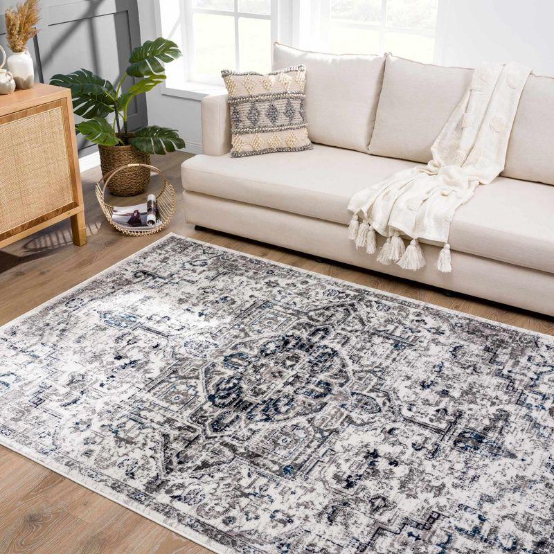 Hauteloom Rectangle Area Rug   Cream